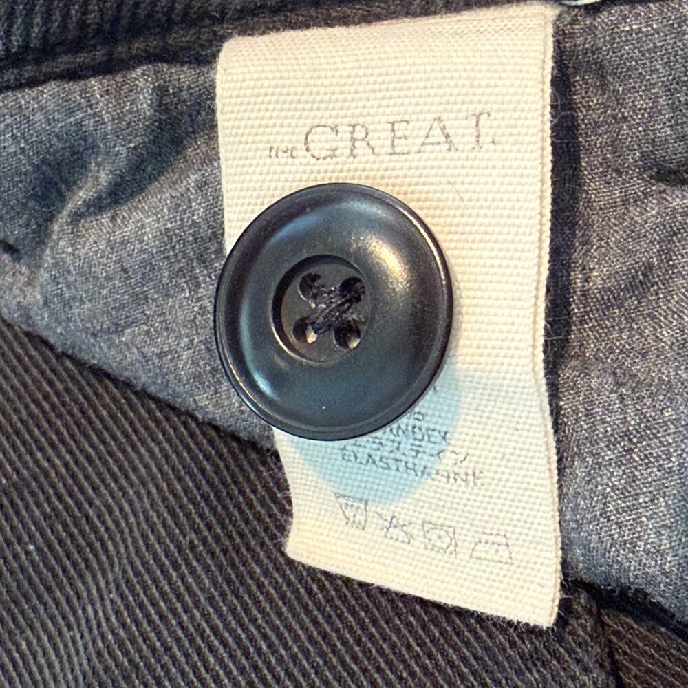 The Great Women's Corduroy Pants Dark Gray 26 - Picture 6 of 6
